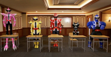 日本变身英雄电视节目《暴太郎战队Donbrothers》中的动作捕捉