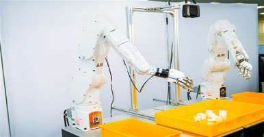 HD现代机器人公司与TESOLLO合作推出工业自动化双臂机器人解决方案