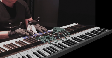 Manus手部动作捕捉，挑战钢琴演奏动画制作