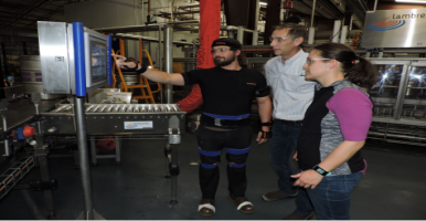 使用Xsens测量酒桶装卸过程中腰部生物力学数据，帮助工人更安全高效的装卸