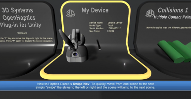 3D System发布新版本OpenHaptics插件，插件中加入多项全新功能