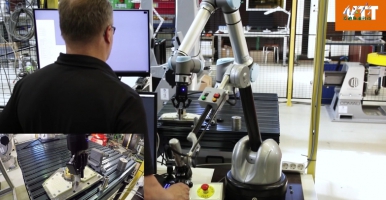 Haption Virtuose 6D力反馈设备遥操作机器人应用研究