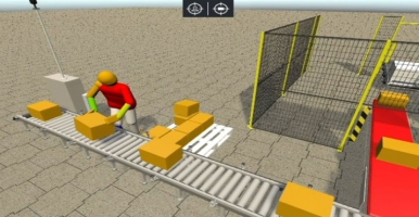 工作场所人体工程学VR工位场景分析软件平台